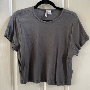 Divided by H&M Ribbed Crop tee